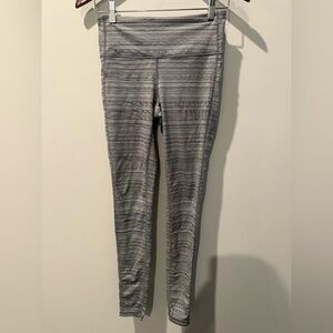 Athleta Gray Patterned Leggings Size S